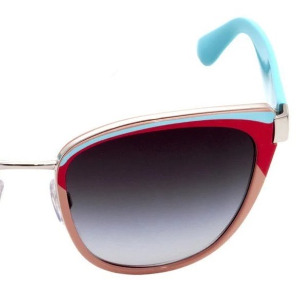 DG Dolce & Gabbana Sunglasses Blue Pink Red Logo Silver Retro Vintage Style main image 8